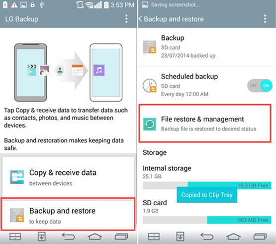Recover Deleted Files from LG G4/G3/G2 Phone