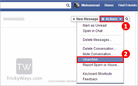 how to get old deleted fb messages back