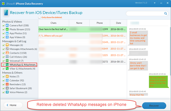 How to Retrieve Deleted WhatsApp Messages on iPhone