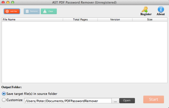 PDF Password Remover for Mac 1.2 破解版 - PDF文档密码破解工具