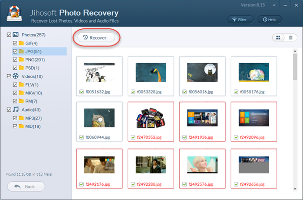 Steps to Recover Lost Jpg/Jpeg Pictures/Images