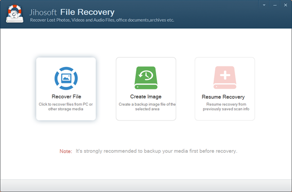 Choose Recover File