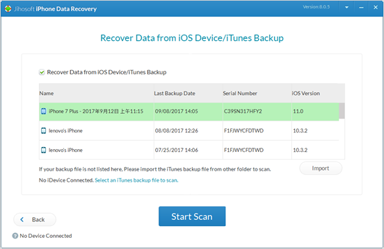 Recover Data by Extracting iTunes Backup