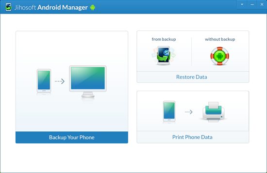 Jihosoft Android Manager screenshot