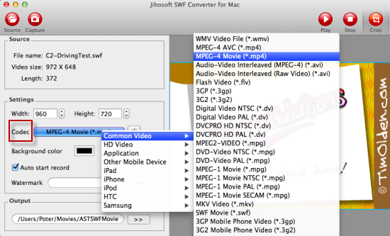 swf to video converter free mac