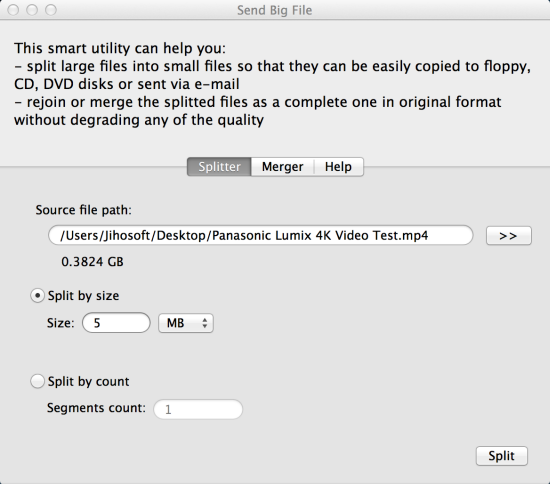 how to send a big video on email