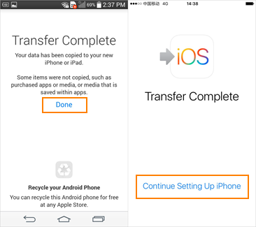 How to move data from Android to iPhone with Move to iOS