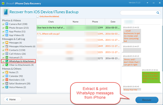 how to extract print whatsapp messages from iphone how to print from my iphone