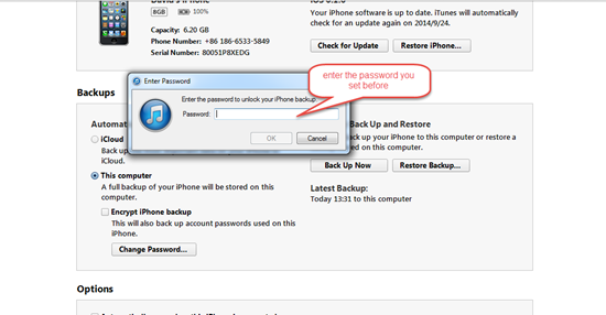 How To Turn Off Backup Encryption In Itunes