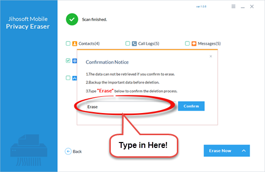 Jihosoft Mobile Privacy Eraser User Guide