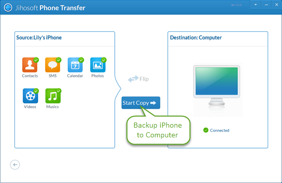 Backup iPhone without iTunes/iCloud