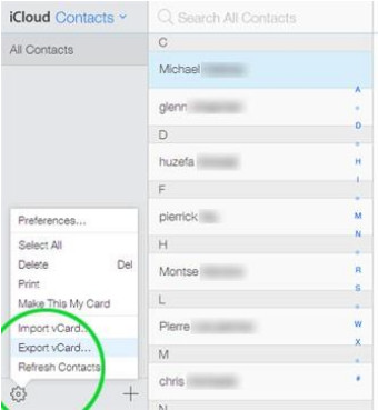 Transfer Contacts from iPhone to Samsung Via iCloud