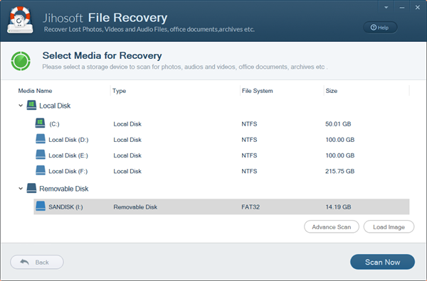 User Guide of Jihosoft File Recovery