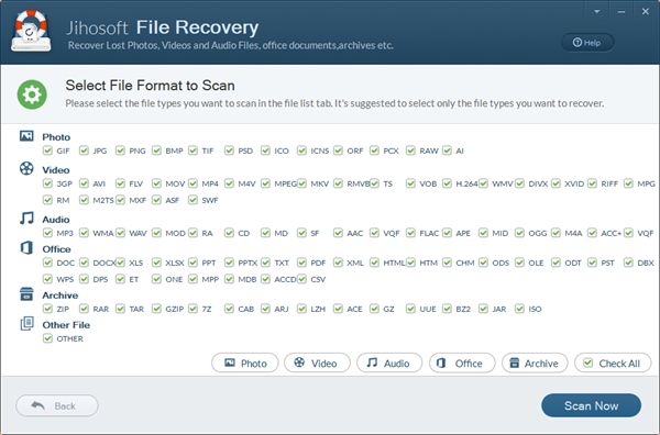 Scan Local Hard Drive for Deleted Files