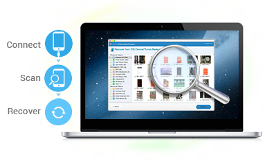 iPhone Data Recovery for Mac Easy-to-use: Connect, Scan, Preview & Recover Selectively
