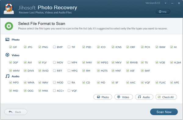 Jihosoft Photo Recovery User Guide