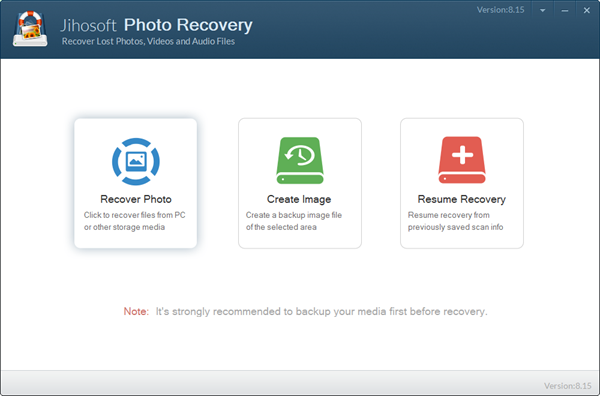 Run the External Hard Recovery Software