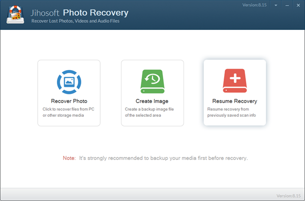Jihosoft Photo Recovery User Guide