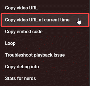 How To Link To A Specific Part Of Youtube Video From App Or Pc