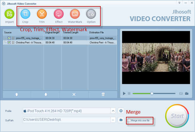 video converter to mjpeg 160x128