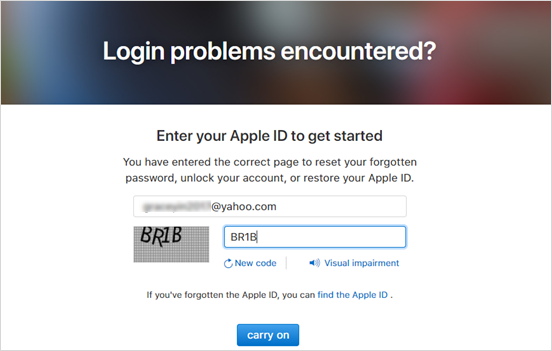 Apple ID Password Reset