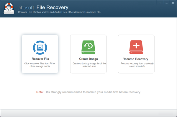 Run the Windows 7 File Recovery Software