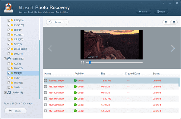 3 Steps to Recover Deleted MXF Files from Memory Card