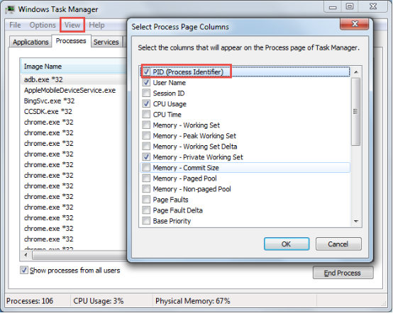 Find Which Process has Occupied the Android USB Port