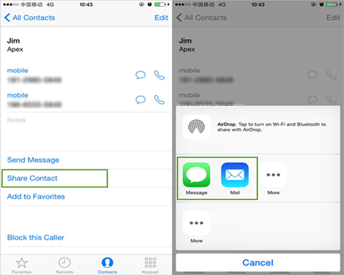 Manually Transfer Contacts from iPhone to Android