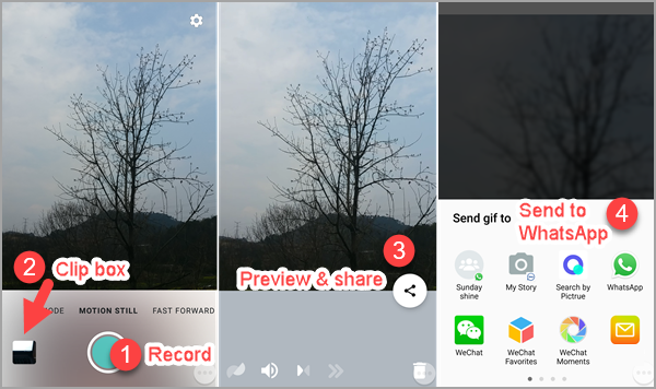 Record GIF with Motion Stills App