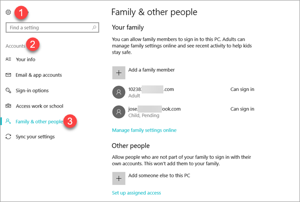 How to Add New User to Windows 10 as Family
