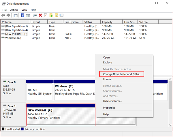 Change Drive Letter and Paths