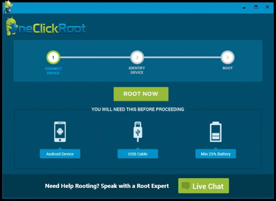 One-Click Root is one of the best Android Root Softwares.