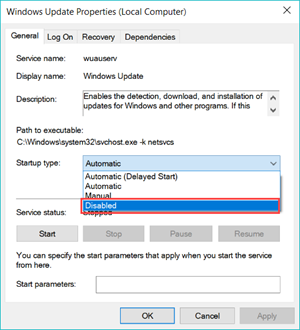 Windows 10 Home Disable Automatic Updates
