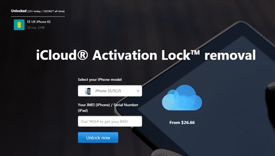 Remove iCloud Activation Lock Tool.