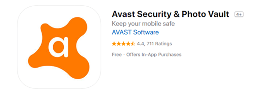 Avast Security & Photo Vault
