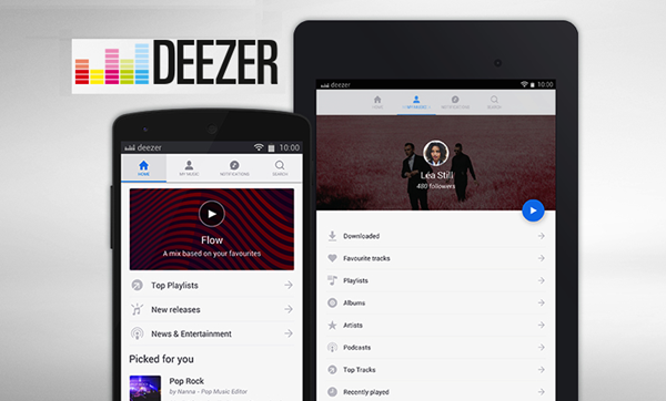 Deezer - Songs & Music Player is one of Best 8 Free Offline Music Downloader Apps for Android.