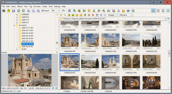 FastStone Image Viewer is one of Windows Photos Alternatives to View Photos on Windows 10.