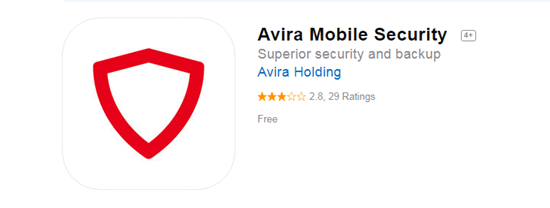 Avira Mobile Security is one of the top 8 Best Free Antivirus for iPhone/iPad in 2019.