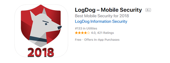 LogDog - Mobile Security is one of the top 8 Best Free Antivirus for iPhone/iPad in 2019.