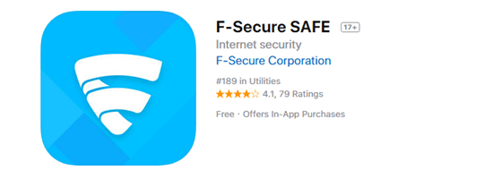 F-Security SAFE is one of the top 8 Best Free Antivirus for iPhone/iPad in 2019.