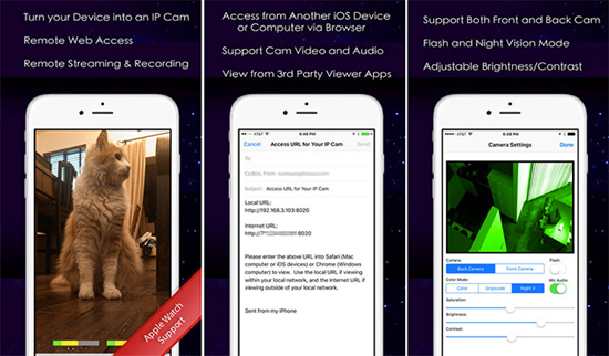 ip webcam iphone app