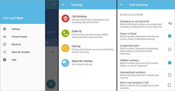 Mr. Number is one of the Best 5 Call Blocker Apps for Android.