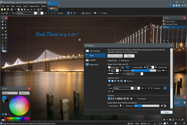 PAINT.NET is one of the best 6 Free Photo Editor Softwares for Windows PC.