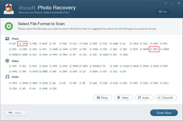 Recover Deleted Photos from Nikon DSLR