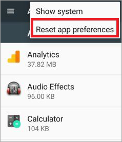 Reset all App Preferences