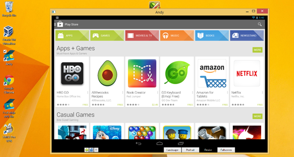 Andy Android Emulator is one of the best Free Online Android Emulators For Windows.