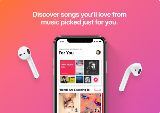 Apple Music is one of the best Offline Music Apps for iPhone.