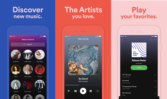 Spotify is one of the best Offline Music Apps for iPhone.