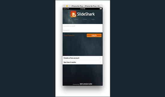 SlideShark is one of the best Business Apps for iPhone Users to Track Work 2019.